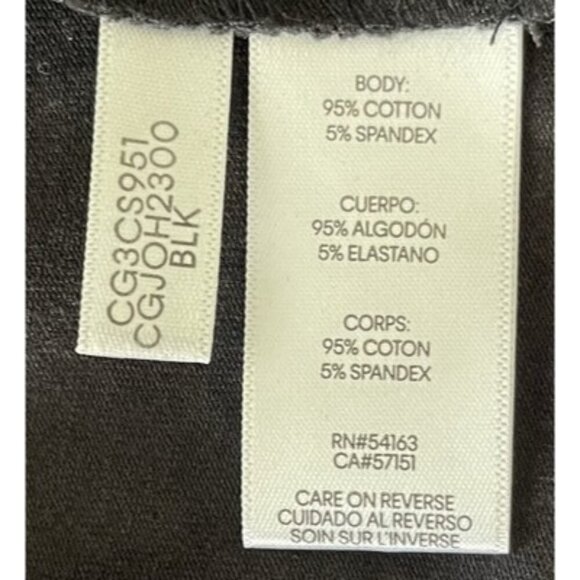 Calvin Klein Women's Logo Black T-Shirt Dress Swim Cover-up Size L NWT - Picture 4 of 4